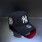 NY YANKEES NEGRO FLOR ROJA