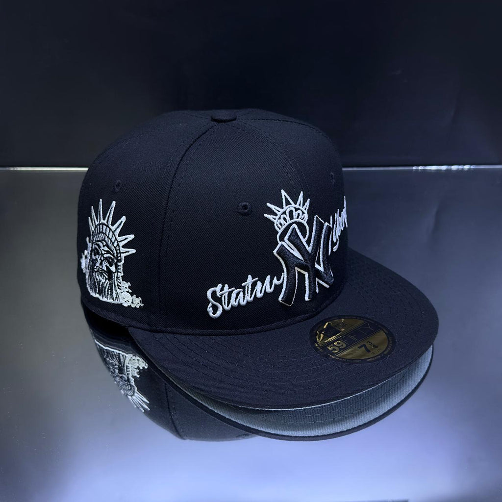 NY YANKEES NEGRO STATU TALLA 7 3\8