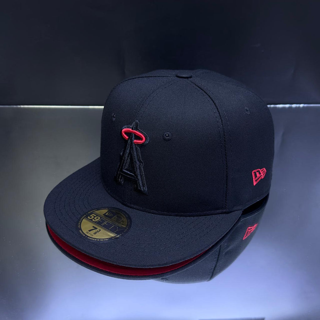 ANGELES NEGRO\ROJO TALLA 7 3\8