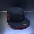 ANGELES NEGRO\ROJO TALLA 7 3\8