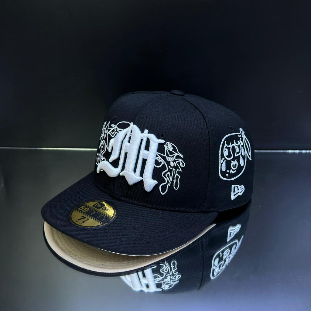MORA NEGRO\BLANCO TALLA 7 3\8