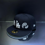 LOS ANGELES NEGRO\BLANCO TALLA 7 3\8