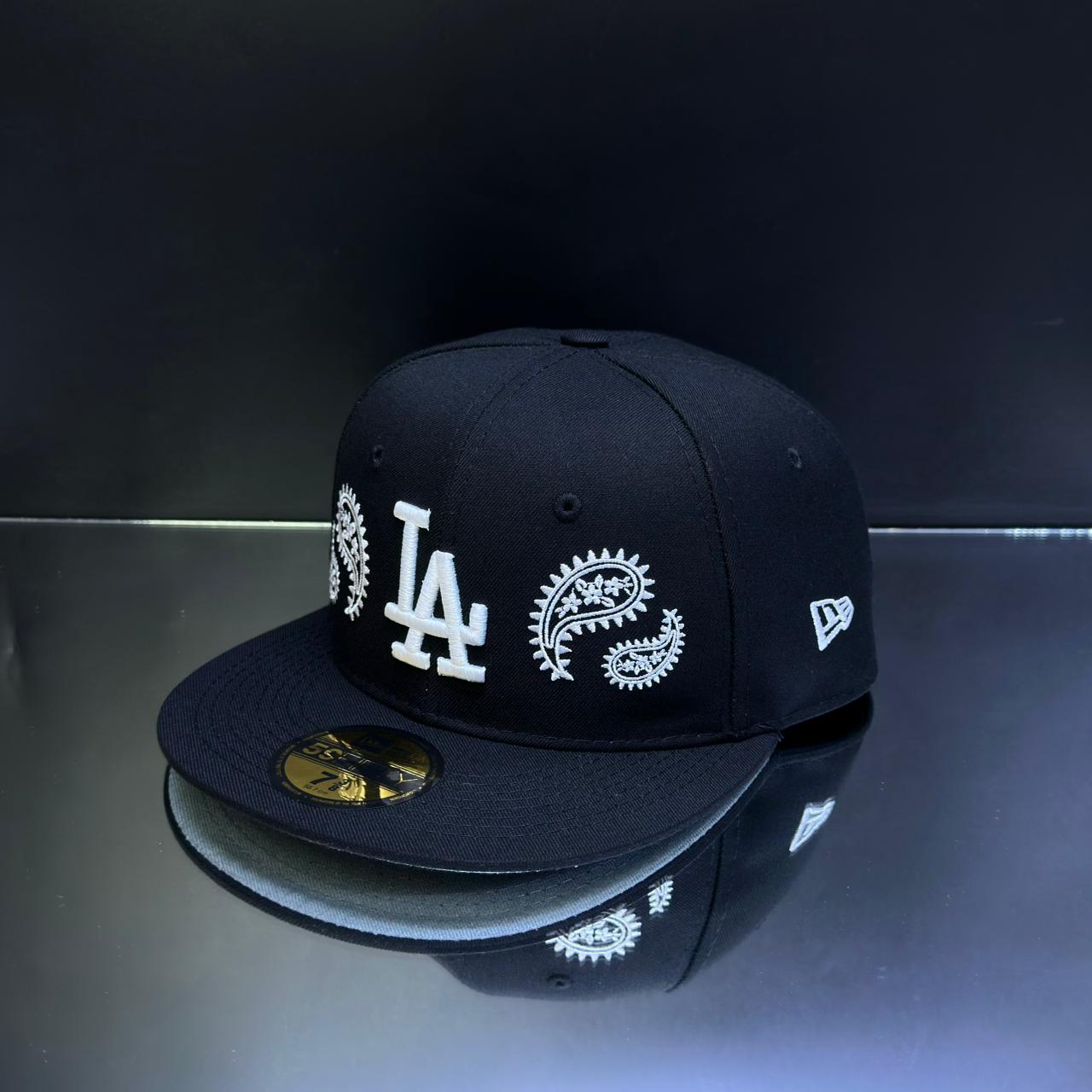 LOS ANGELES NEGRO\BLANCO TALLA 7 3\8