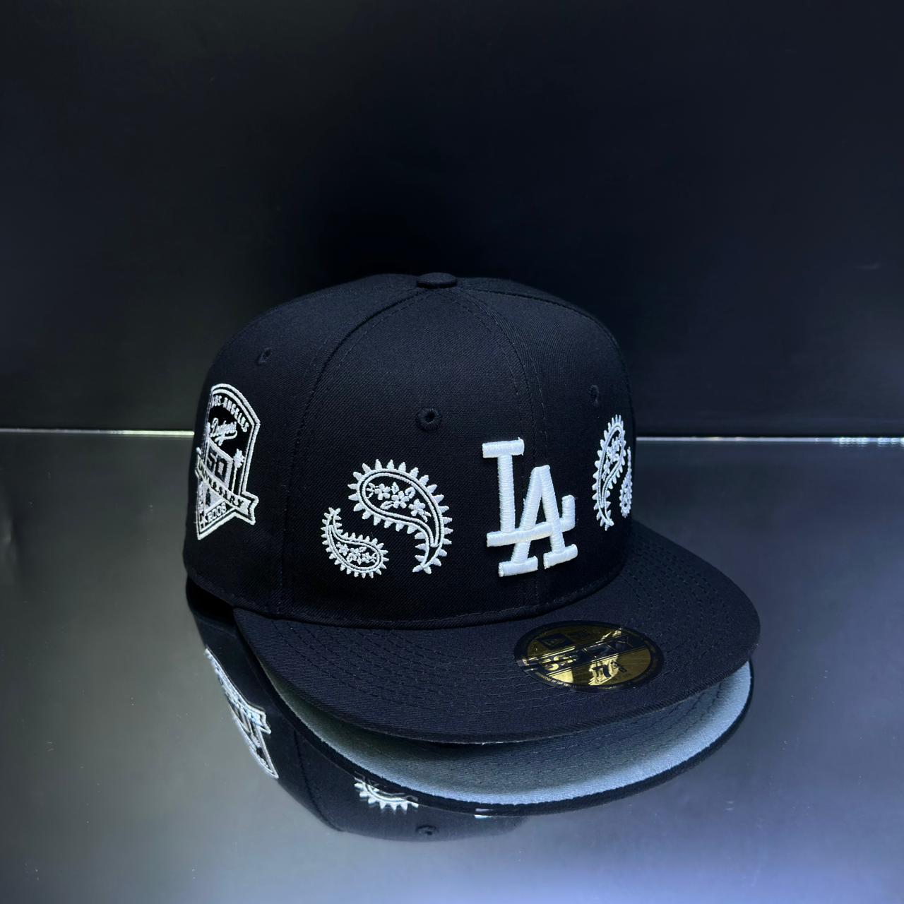 LOS ANGELES NEGRO\BLANCO TALLA 7 3\8