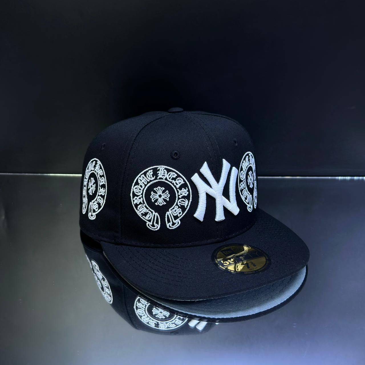 NY YANKEES NEGRO\BLANCO TALLA 7 3\8