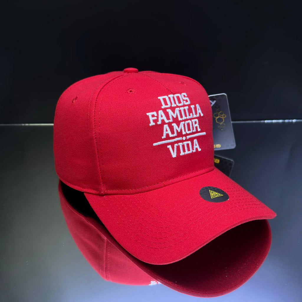 DIOS, FAMILIA, AMOR, VIDA ROJO\BLANCO