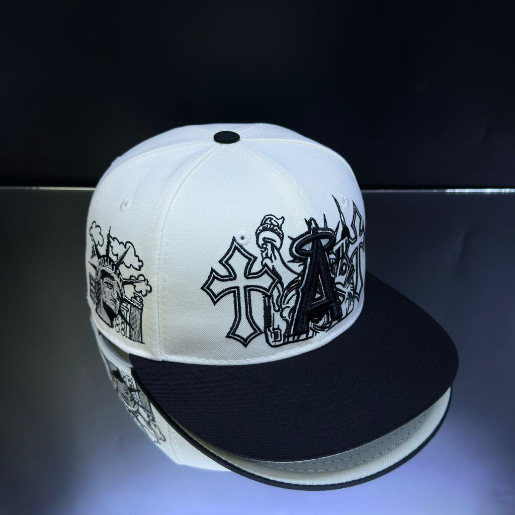 ANGELES CRUZ CREMA\NEGRO