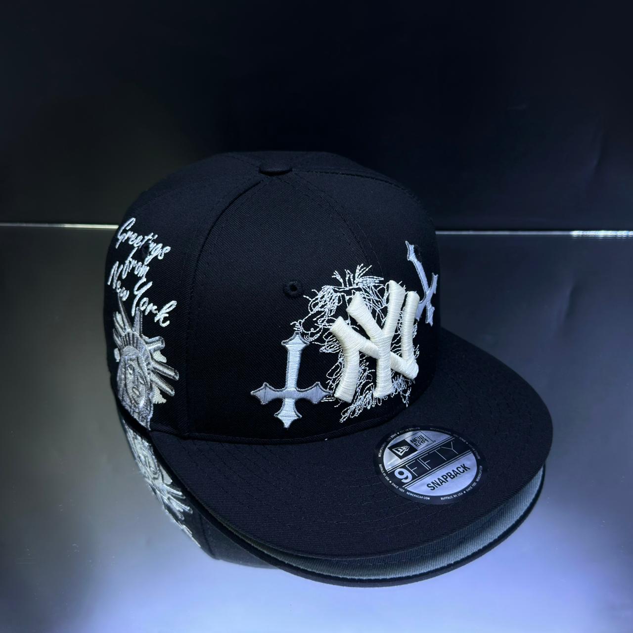 NY YANKEES CRUZ NEGRO\CREMA
