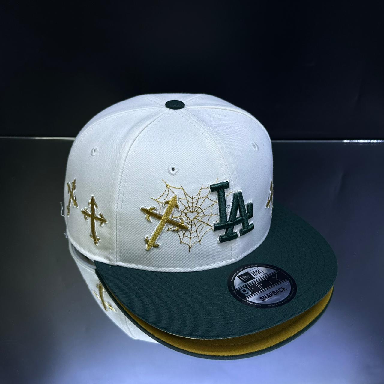 LOS ANGELES, CRUZ, CREMA\VERDE BOTELLA