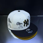 NY YANKEES NUBE CREMA\NEGRO\DORADO