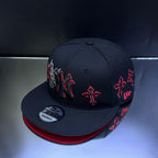 NY YANKEES CRUZ,TELARAÑA NEGRO\ROJO