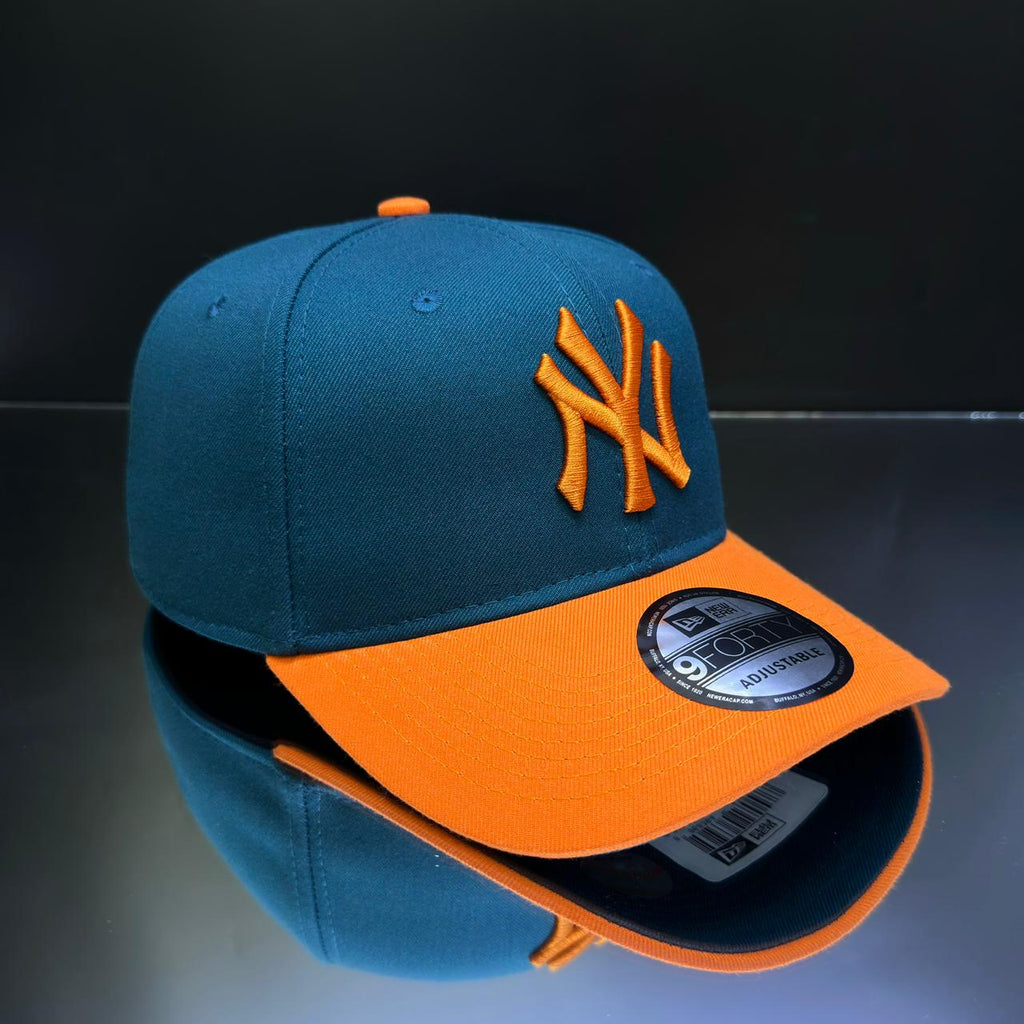 NY YANKEES VERDE JADE OSCURO\NARANJA