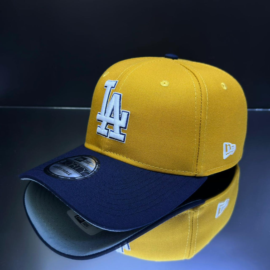 LOS ANGELES MOSTAZA\AZUL MARINO