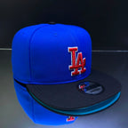 LOS ANGELES AZULINO\NEGRO\ ROJO BORDE BLANCO