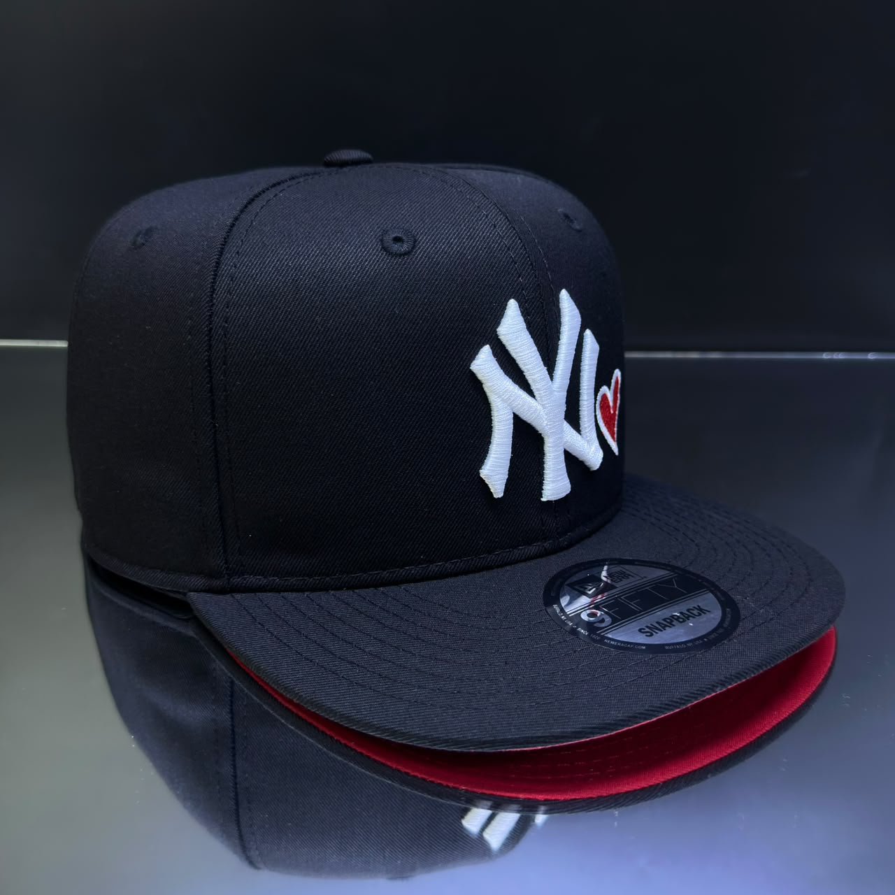 NY YANKEES CORAZON NEGRO\BLANCO