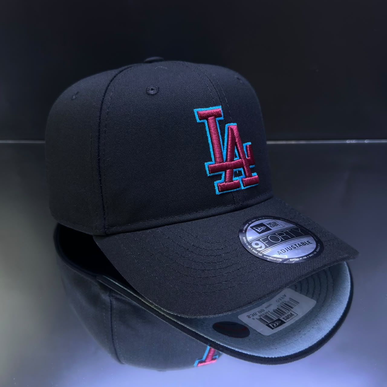 LOS ANGELES NEGRO\GUINDA\TURQUESA